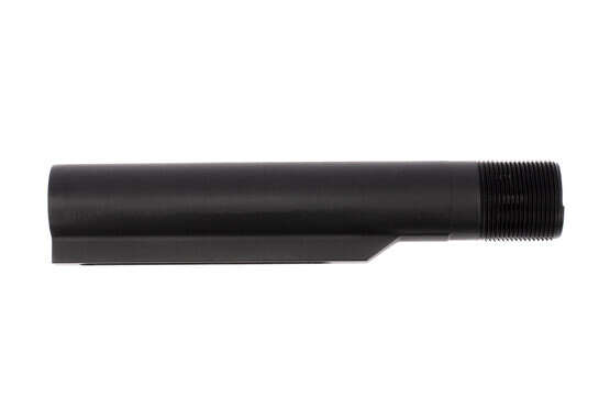 Guntec USA AR-15 carbine buffer tube set with black anodized finish features a 6-position MIL-SPEC buffer tube.